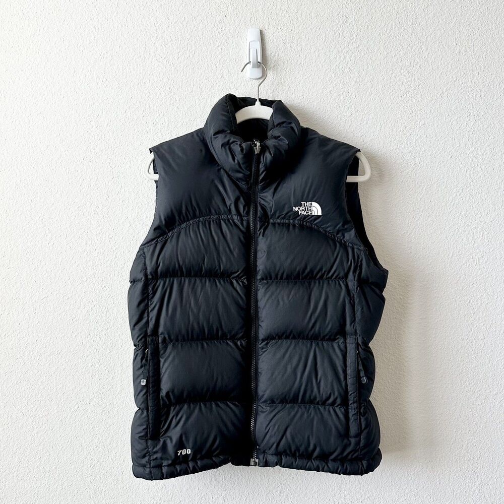 The North Face Womens Retro Nuptse 700 Puffer Vest Goose Down  Black Size Medium